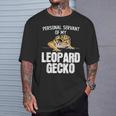 ペットヒョウモントカゲモドキギフト-私は私のヒョウモントカゲモドキが大好きです Tシャツ 彼への贈り物