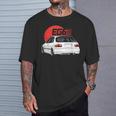 ホワイトハッチシビック Eg6-クラシック Jdm Tシャツ 彼への贈り物
