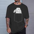 ポケットうさぎ ウサギ好き うさぎ好き うさぎの飼い主 おもしろ うさぎ 兎 Tシャツ 彼への贈り物