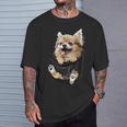 ポケットに入ったチワワ チワワ 長髪 チワワ 犬好き Tシャツ 彼への贈り物