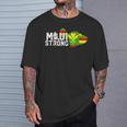 マウイ・ハワイ・ストロングのために祈って Tシャツ 彼への贈り物