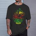 マリファナ スカル ボング 大麻 ウィード 420 ラスタ ギフト Tシャツ 彼への贈り物