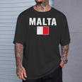 マルタ マルチーズ ティーフラッグ お土産ギフト Tシャツ 彼への贈り物