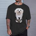 マルチーズ マルタ犬 マルタ語 Tシャツ 彼への贈り物