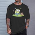 ミニオンズ ボブ&ティム バタフライ ピクニック 前後 Tシャツ 彼への贈り物