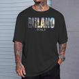 ミラノイタリア-ミラノイタリアファッションイタリアングラフィック Tシャツ 彼への贈り物
