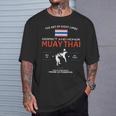 ムエタイ戦闘機 タイ国旗 ムエタイ Tシャツ 彼への贈り物