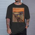 ムンクの叫び【世界の名画】エドヴァルド・ムンク Edvard Munch 美術館アート Tシャツ 彼への贈り物