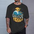 メキシコ湾 1550 レトロ ビーチ ゴルフォ・デ・メキシコ メンズ レディース Tシャツ 彼への贈り物