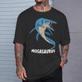 モササウルス 先史時代デザイン Tシャツ 彼への贈り物