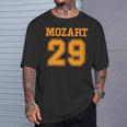 モーツァルト29交響曲面白いスポーツ Mozart 29 Tシャツ 彼への贈り物