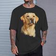 ラブラドールレトリバー 犬 モチーフ ペット ラブラドールレトリバー Tシャツ 彼への贈り物