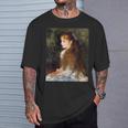 ルノワール／可愛いイレーヌ【世界の名画】（高精細画質）Renoir 美術館アート Tシャツ 彼への贈り物