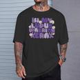 ループス・アウェアネス Lupus Warrior Era Wear Purple Ribbon Groovy Tシャツ 彼への贈り物