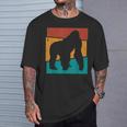 レトロ ゴリラ I エステティック ゴリラ I モンキー I ゴリラ Tシャツ 彼への贈り物