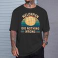 レトロ メロンパン Did Nothing Wrong ヴィンテージ メロンパン 食品愛好家 Tシャツ 彼への贈り物