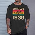 レトロ ヴィンテージ 1936 誕生日 Tシャツ 彼への贈り物