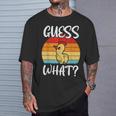 レトロ ヴィンテージ Guess What チキンバット Tシャツ 彼への贈り物
