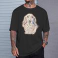 ロングヘア ダックスフンド ギフト かわいい ソーセージ 犬 レディース メンズ Tシャツ 彼への贈り物