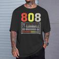 ヴィンテージ 808 ローランド ドラムマシン ギフト 男性 女性 ドラムに Tシャツ 彼への贈り物