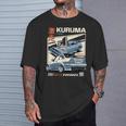 ヴィンテージ Kuruma 日本jdm 東京 日本 ドリフト レースカー Tシャツ 彼への贈り物