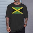 ヴィンテージ ジャマイカ バナー ファン ジャマイカ 国旗 レトロ Tシャツ 彼への贈り物