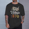 ヴィンテージ1970 カセット・ペンシル 55歳の誕生日 Tシャツ 彼への贈り物