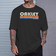 ヴィンテージ70年代80年代スタイルoakley Ca Tシャツ 彼への贈り物