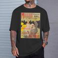 ヴィンテージポスター トゥールーズロートレック レトロtシャツ Tシャツ 彼への贈り物