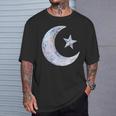 三日月と星 Tシャツ 彼への贈り物