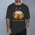 乾杯ビールは全てを解決する ビール 夏 乾杯 Kp ジョッキ 生ビール Tシャツ 彼への贈り物