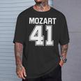交響曲 作曲家 モーツァルト 41 交響曲 Tシャツ 彼への贈り物