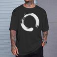 円相、禅、円、シンボル、仏教、仏、瞑想ヨガ Tシャツ 彼への贈り物