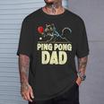 卓球 黒猫パパピンポン 黒猫ピンポン Tシャツ 彼への贈り物