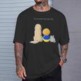 同じ空の下 ウクライナ 反戦 平和 希望 仲間 家族 犬 猫 メンズ レディース キッズ Tシャツ 彼への贈り物