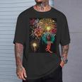 夏だね！花火だ！ Tシャツ 彼への贈り物
