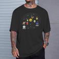 宇宙飛行士 宇宙 惑星 太陽系 Tシャツ 彼への贈り物