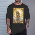 戦士の女神アテナ ギリシャ神話 タロットカード Tシャツ 彼への贈り物