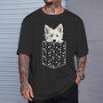日本のスピッツ犬ポケット犬顔ペット愛好家 Tシャツ 彼への贈り物