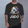 日本の柔道 ゴリラ柔道家 Tシャツ 彼への贈り物