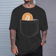暗号、ビットコイン、イーサリアム、ブルラン。 Tシャツ 彼への贈り物