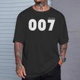 次回の007 Tシャツ 彼への贈り物