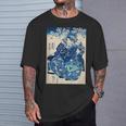 歌川国芳 ヴィンテージ 浮世絵優女 Tシャツ 彼への贈り物