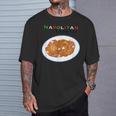 洋食屋さん ナポリタン スパゲッティ パスタ ナポリタン食べたい オリジナルデザイン イラスト おもしろ Tシャツ 彼への贈り物