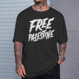 無料のパレスチナ抗議支援 ガザとエルサレムへのギフト Tシャツ 彼への贈り物
