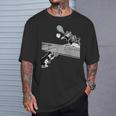 猫 ネコ テニス 面白いtシャツ 文字入り メンズ おもしろ 面白い 服 おもしろグッズ ネタ 浮世絵 Tシャツ 彼への贈り物