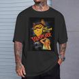 猫 吸血鬼 クラシック ホラー 映画 ファニー グラフィック シャツ Tシャツ 彼への贈り物