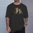 猫のルルとララ Tシャツ 彼への贈り物