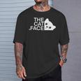 猫の顔 猫デザイン Tシャツ 彼への贈り物