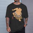 相撲取りtシャツ日本の相撲tシャツが大好きですヴィンテージアート相撲力士ラブレスリング Tシャツ 彼への贈り物